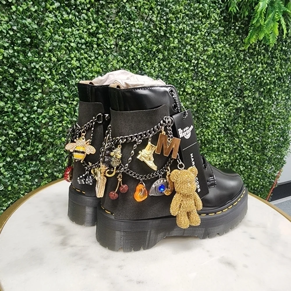 SOLD 😪DR. MARTENS X MARC JACOBS CHARM JADON BOOT - Picture 14 of 15